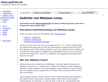 Tablet Screenshot of lenau-gedichte.de